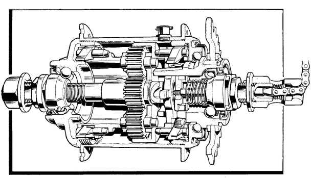 Sturmey Archer 3-gear classic hub